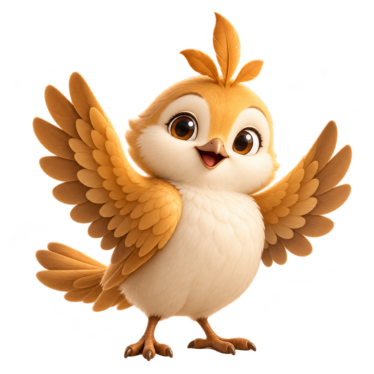 Burung Dewantara merayakan penghargaan BI–OJK.